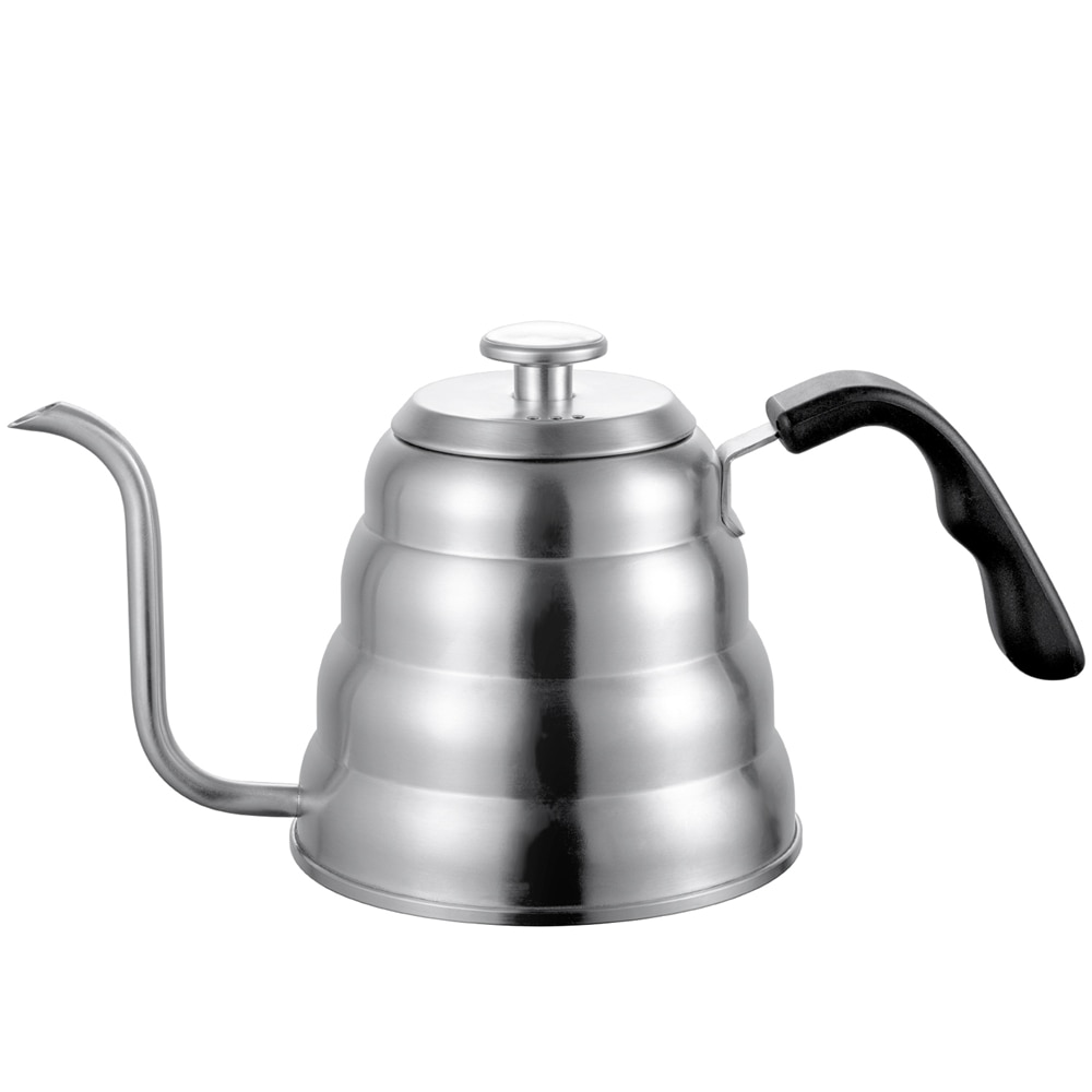 Silver Coffee Kettle with Thermometer