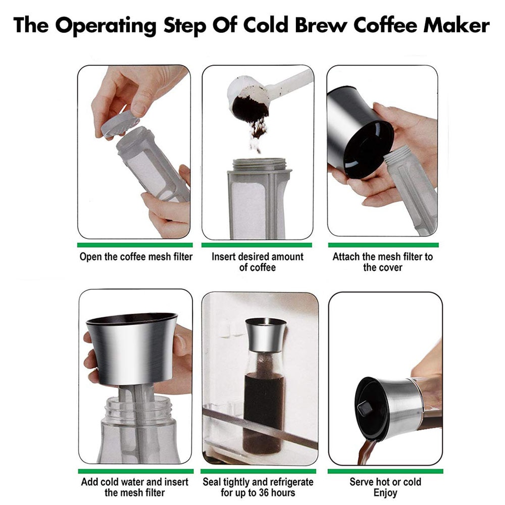 Leakproof Thick Glass Coffee Maker