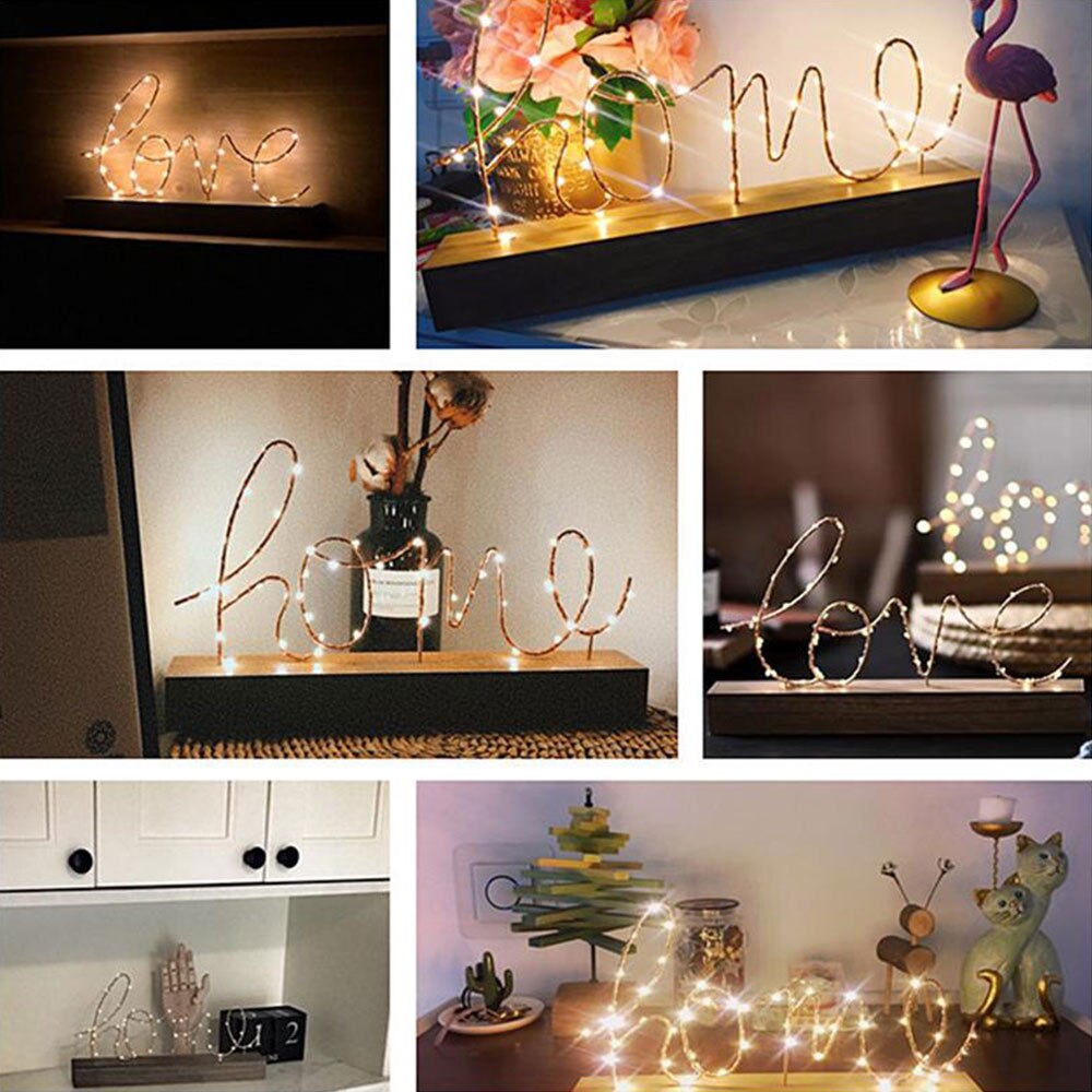 Love/Home LED Decorative Figurine